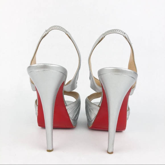 Christian Louboutin | Platform Slingback Heels - Picture 5 of 8